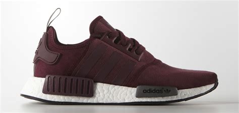 women Adidas NMD r1 maroon